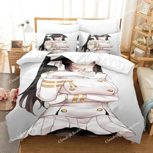 Azur Lane anime beddengoedset – Dekbedovertrek, hoeslaken en kussenslopen | Maten: Single/Twin/Full/Queen/King