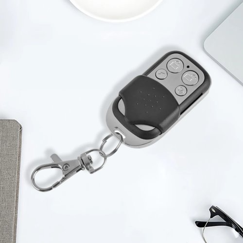 433MHz Universal Cloning Remote Key Fob for Gates, Garages & Car Central Locking — Keychain