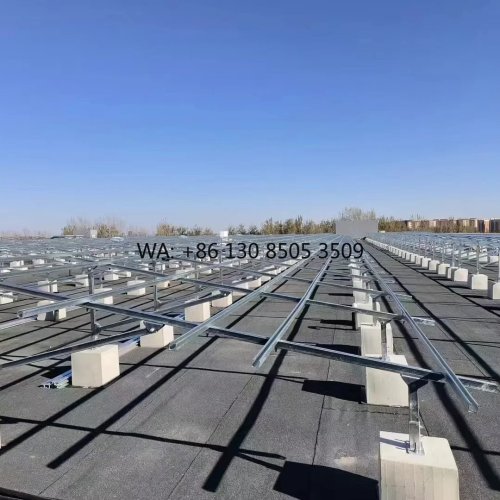 Verzinkte stalen grondmontage-rail voor ingelijste PV-modules