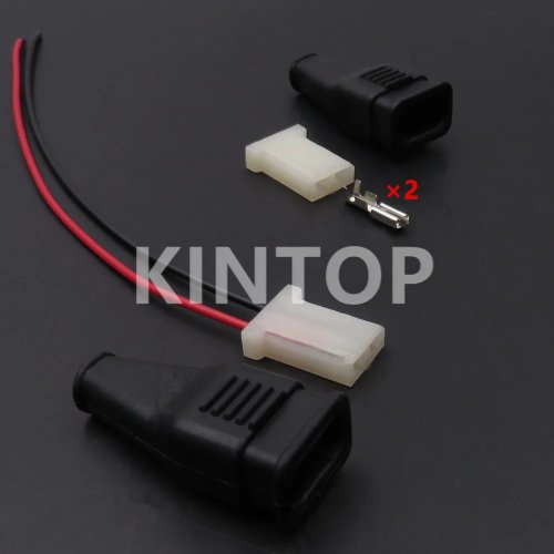 Lot 1 connecteur 2 broches 2,8 mm pour voiture — faisceau de câblage, prise/prise électrique auto