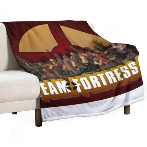 Team Fortress 2 Throw Blanket — Lightweight Cozy Blanket for Travel, Camping & Picnic
