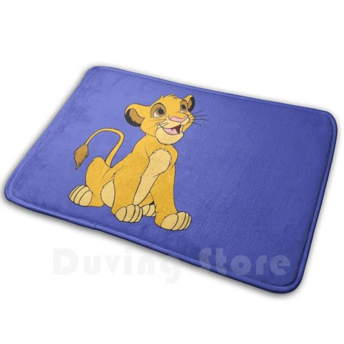 Thảm lót sàn mềm Simba (Vua Sư Tử) — thảm/mút lót với họa tiết sư tử con Simba (Mufasa)