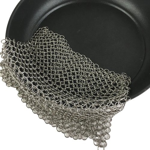 Miếng rửa lưới inox tái sử dụng cho nồi, chảo và bát đĩa