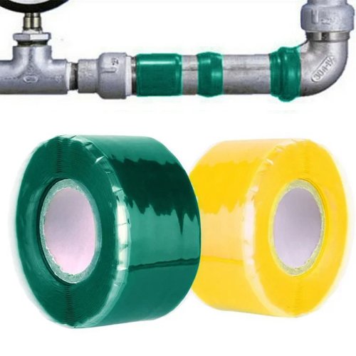 Super-Strong Waterproof Silicone Sealant Tape — Leak Stop Repair & Insulating Duct Tape
