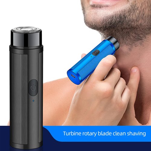 ماكينة حلاقة كهربائية صغيرة محمولة قابلة للشحن – ماكينة حلاقة/مزيل شعر USB للسيدات والرجال، صغيرة ومناسبة للسفر/السيارة