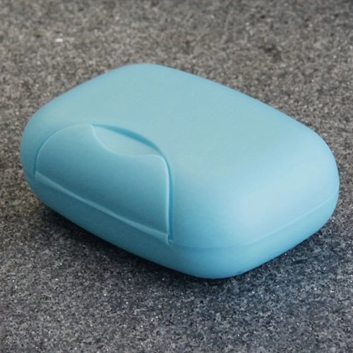 Boîte à savon de voyage étanche avec couvercle — Porte-savon en plastique étanche et portable pour salle de bain et douche