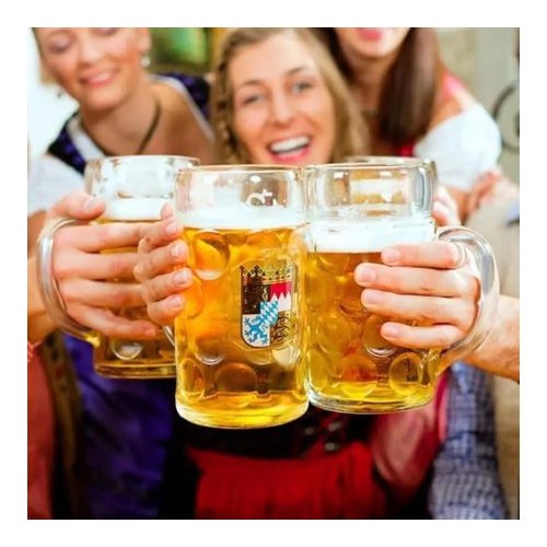 Set 2 Gelas Bir Stein Jerman Klasik, 473 ml