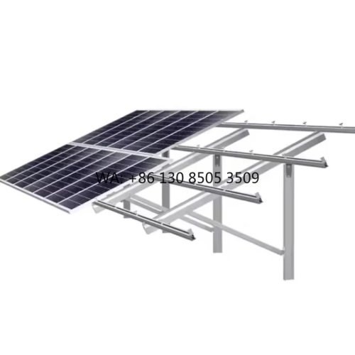 Riel de aluminio anodizado 4.2 m para instalación de paneles solares