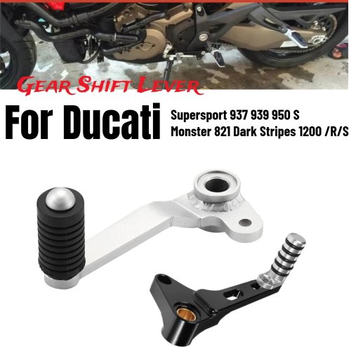 Left gear shift lever (shifter pedal) for Ducati Supersport 937/939/950 S, Monster 821, Dark Stripes 1200/R/S