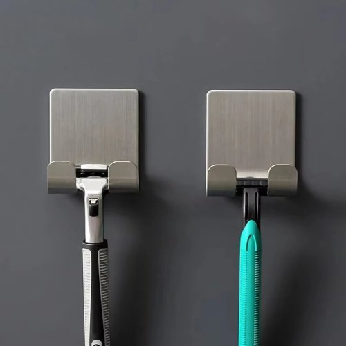 Bộ 2 Giá Đỡ Dao Cạo Inox 304 – Giá/ móc đựng dao cạo cho phòng tắm