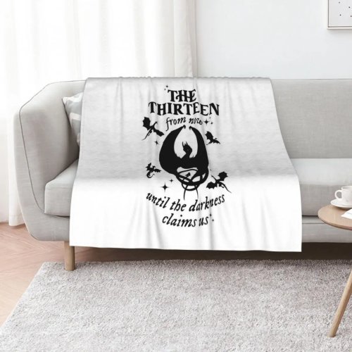 Manta Throne of Glass 'Manon Blackbeak' — Wyvern Abraxos, regalo para ella