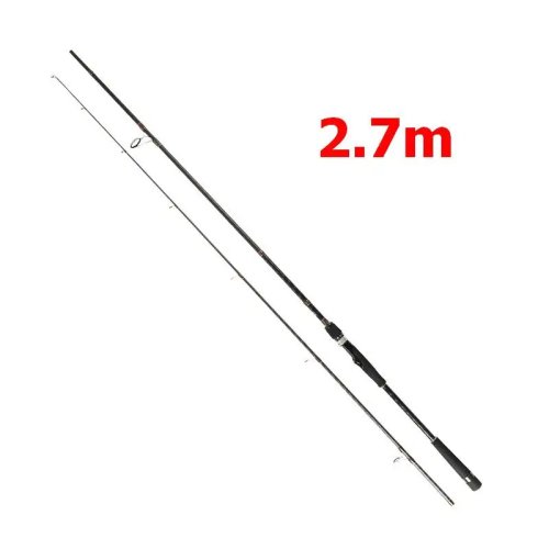 Canna da pesca ZZ400 2,7 m 30T carbonio X-wrapped azione Fast M/MH 164 g, anelli e porta-mulinello Fuji, punta Ø2,2 mm, esche 15–45 g per spigola/bass