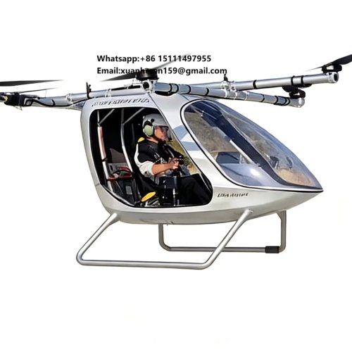 SHUIMAN JINSHAN โดรน eVTOL ไฟฟ้าสำหรับผู้โดยสาร — ยานบิน VTOL น้ำหนักเบา รับน้ำหนัก 90 กก. ความเร็ว 36 กม./ชม.