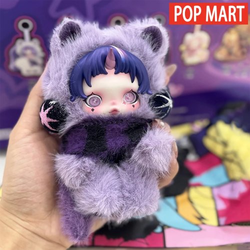 دمية محشوة My Little Pony x SKULLPANDA - صندوق غامض (Blind Box)، لعبة قابلة للجمع، هدية للأطفال