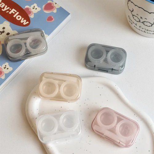 Hộp đựng kính áp tròng trong suốt nhỏ gọn – Hộp lưu trữ di động, tiện dụng khi đi làm, đi công tác hoặc du lịch