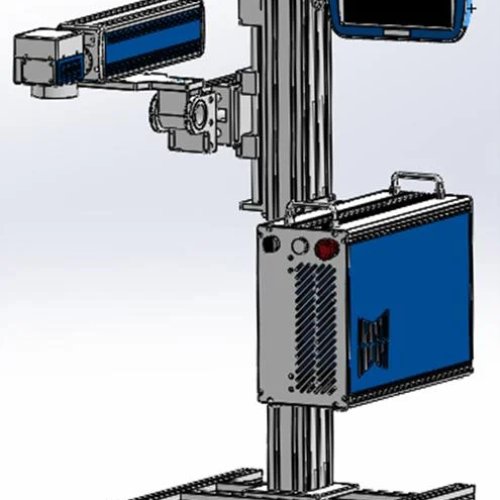 High-Precision Flying UV Laser Marking Machine for Water Bottle Date Coding