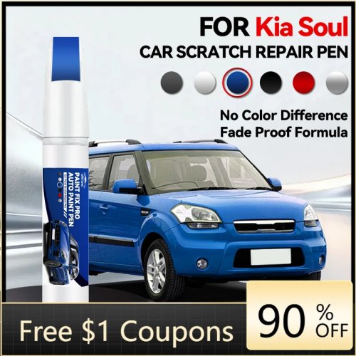 KIA Soul (2008–2025) Touch‑Up Paint Pen – Paint Code PS/BHE/SK3 (Black) – Scratch Repair DIY