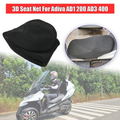 Penutup jok belakang jaring 3D tahan air dan pelindung sinar matahari untuk Adiva AD3 400 / AD1 200