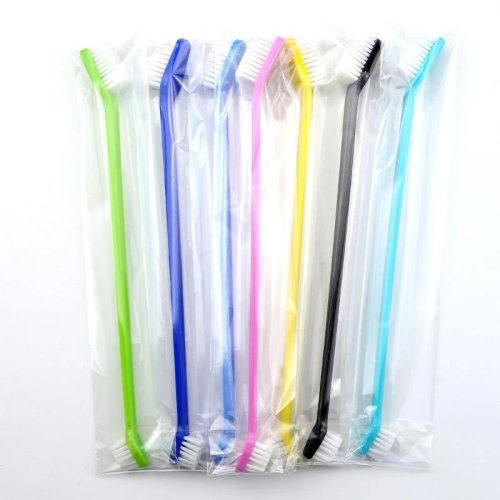 Soft small-head pet toothbrush — gentle bristles for oral cleaning & bad-breath control