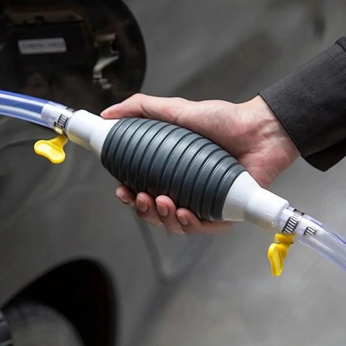 Pompa manuale di primer per carburante auto — pompa a mano per trasferimento benzina/diesel