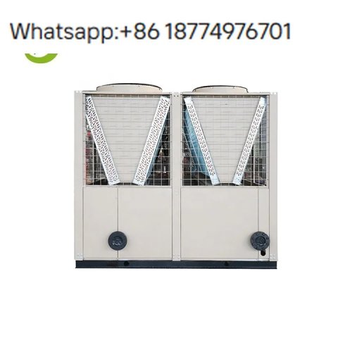 Unidad exterior de bomba de calor aerotérmica — módulo de refrigeración e intercambio térmico para aire acondicionado central