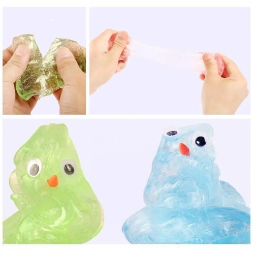 Антистрес-putty — кольоровий неньютонівський «slime», прозора еластична маса для ліплення для зняття тривоги
