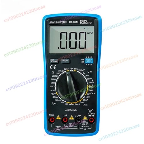 Sunlight DT-890N Multimetro digitale portatile con display LCD - Tester di tensione e corrente