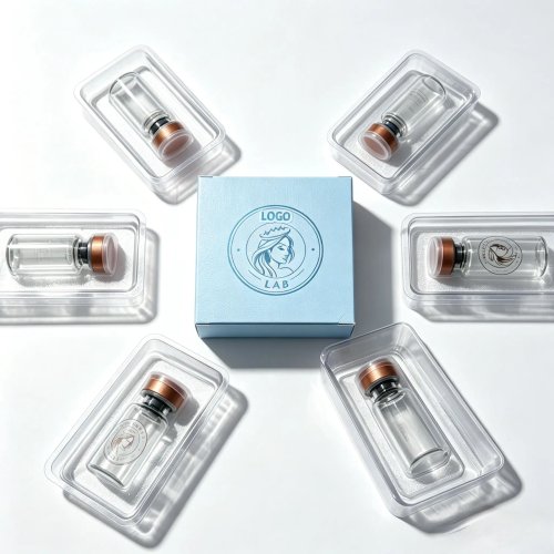 3ml·10ml 단백질·펩타이드 바이알용 맞춤 포장 상자(개봉 방지 홀로그램 라벨 포함)