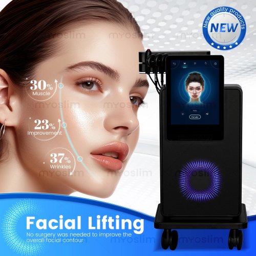EMS- und RF-Gesichtsgerät – schmerzfreies, kompaktes Gesichtslifting mit Magnettherapie, Anti-Aging
