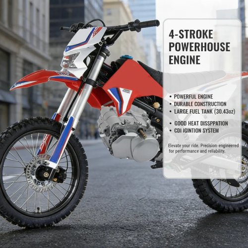 Kit de motor 125cc 4 tiempos refrigerado por aire con CDI, carburador y arranque de patada para CRF50 / XR50 / Z50 Pit Bike - Repuesto