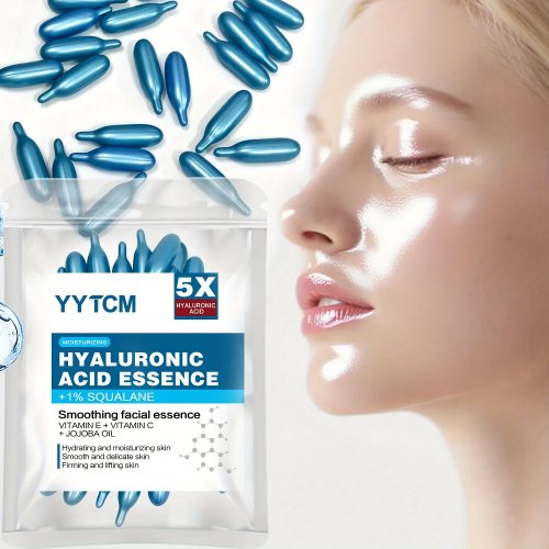 Hyaluronzuur serumcapsules – diepe hydratatie en ophelderend, 30 × 0,4 g – 1 zakje