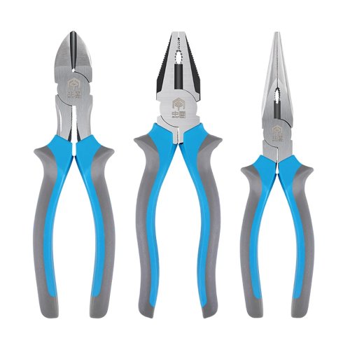 Alicates pelacables WOZOBUY 6/8" — Mandíbula grande, grado industrial, multiherramienta manual
