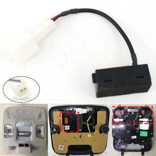 Cáp plug micro Bluetooth + đèn đọc sách cho Chery Tiggo 4/7/8/9 Pro, Exeed TXL, VX/LX/RX, Omoda 5, C5/S5, Jaecoo J7/J8