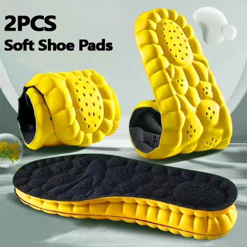 Plantillas ortopédicas acolchadas para trabajo con absorción de impactos, soporte resistente y alivio del dolor, para hombre y mujer
