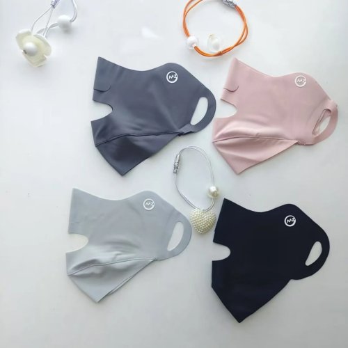 Дихаюча маска з ice silk — прається, пилозахисна, захист від UV для їзди, захищає куточки очей