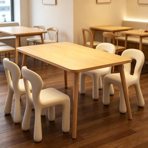 AOLIVIYA Small Rectangular Dining Table – Compact for Home, Apartment, Rental Room, Hotel or as a Computer Desk (A493826)