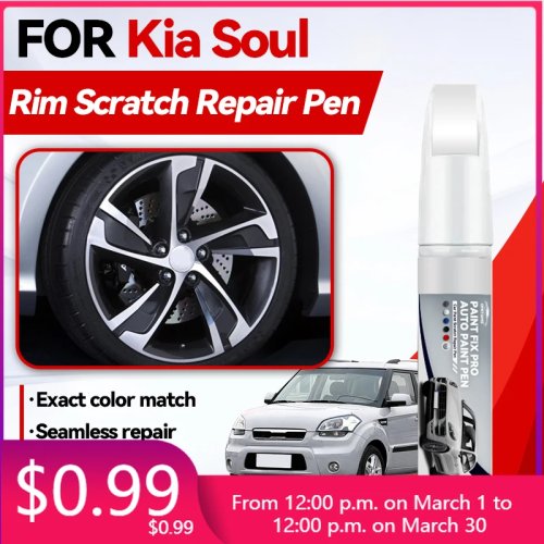 Pulpen Retoque Cat KIA Soul 2008–2025 Warna Hitam (Kode PS/BHE/SK3) - Perbaikan Goresan Mobil DIY