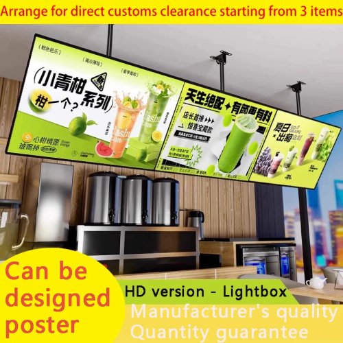 Hộp đèn quảng cáo LED đặt làm – viền siêu mỏng cho menu/TV