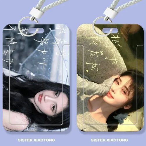 Ju Jingyi Kartenhüllen-Set mit Schiebefach für Schüler – Schutzhüllen für Mensakarte, Bus- und Zugangskarten