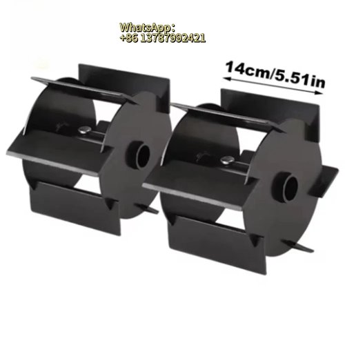 Kit multiusos para desbrozadora/cortacésped: rueda de zanja de aleación, equilibrador de cuchillas y cultivador rotativo, compatible con cortasetos