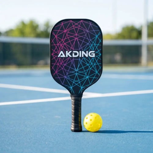 Bộ vợt pickleball gỗ poplar nhẹ, mặt mịn, kèm túi đựng — cho người lớn, phù hợp người mới chơi