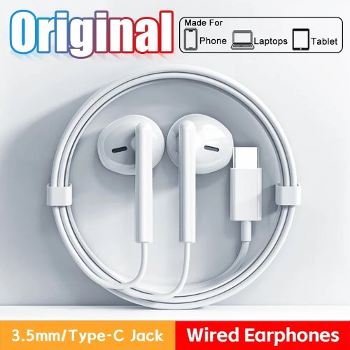Auricolari cablati Type-C in-ear compatibili con Xiaomi/Redmi/Poco (17 Pro/Max, 15T, 14T, Redmi Note 15/14/12/13 Ultra, Poco X7/F7 Pro)