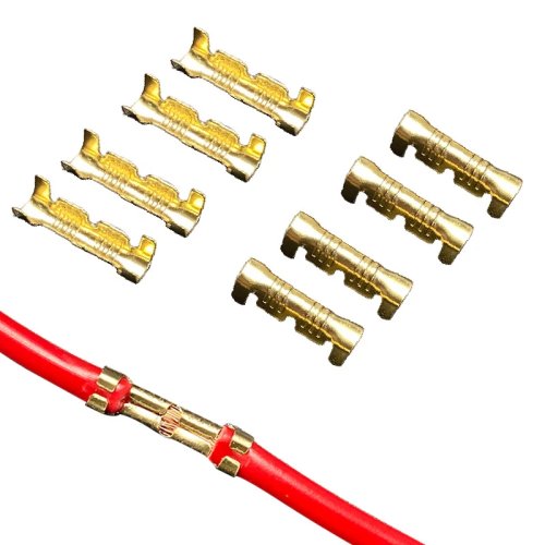 Lot de 50/100/200 cosses en U pour câbles 0,3–1,5 mm² – cosse/borne en U, connecteur double