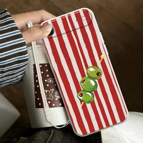 Funda de silicona colorida y divertida para Apple iPhone — compatible con iPhone 17 / 17 Pro Max / 16 / 15 / 13 / 13 Mini / 12 / 11 / XS / XR / 8 / 7