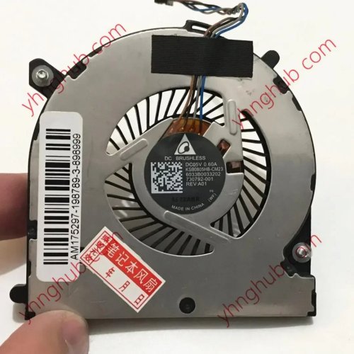 Serverventilator KSB0805HB CM23 6033B0033201, 4-aderig (PWM), DC 5V 0,60 A