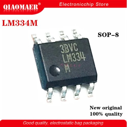 10 Stück LM334M / LM334 IC (SOP-8 / TO-92) – einstellbare Stromquelle