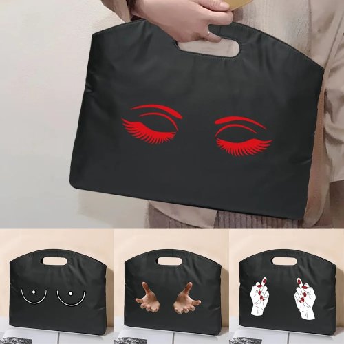 Tas Dokumen Nylon A4 Portable — Tas Kerja dan Pelindung Laptop