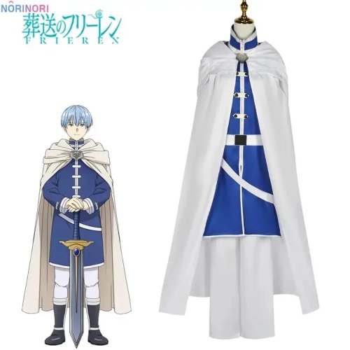 Disfraz cosplay Frieren (Frieren: Beyond Journey's End) — vestido y capa, outfit anime para Halloween/Carnaval