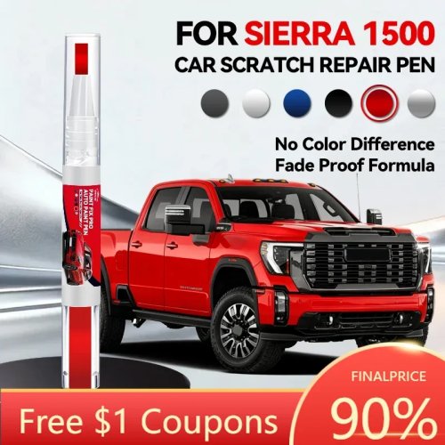 GMC Sierra 1500 HD (1999–2025) Touch-Up Paint Pen — Paint Repair / Scratch Remover (GMT900 / K2XX / T1)