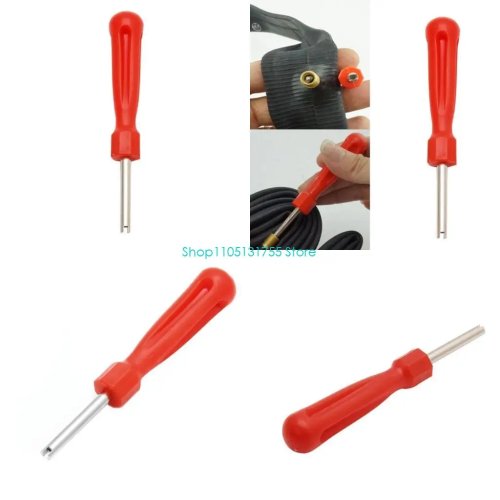 Extractor de núcleo de válvula Schrader para MTB - Destornillador para válvulas de neumático de bicicleta